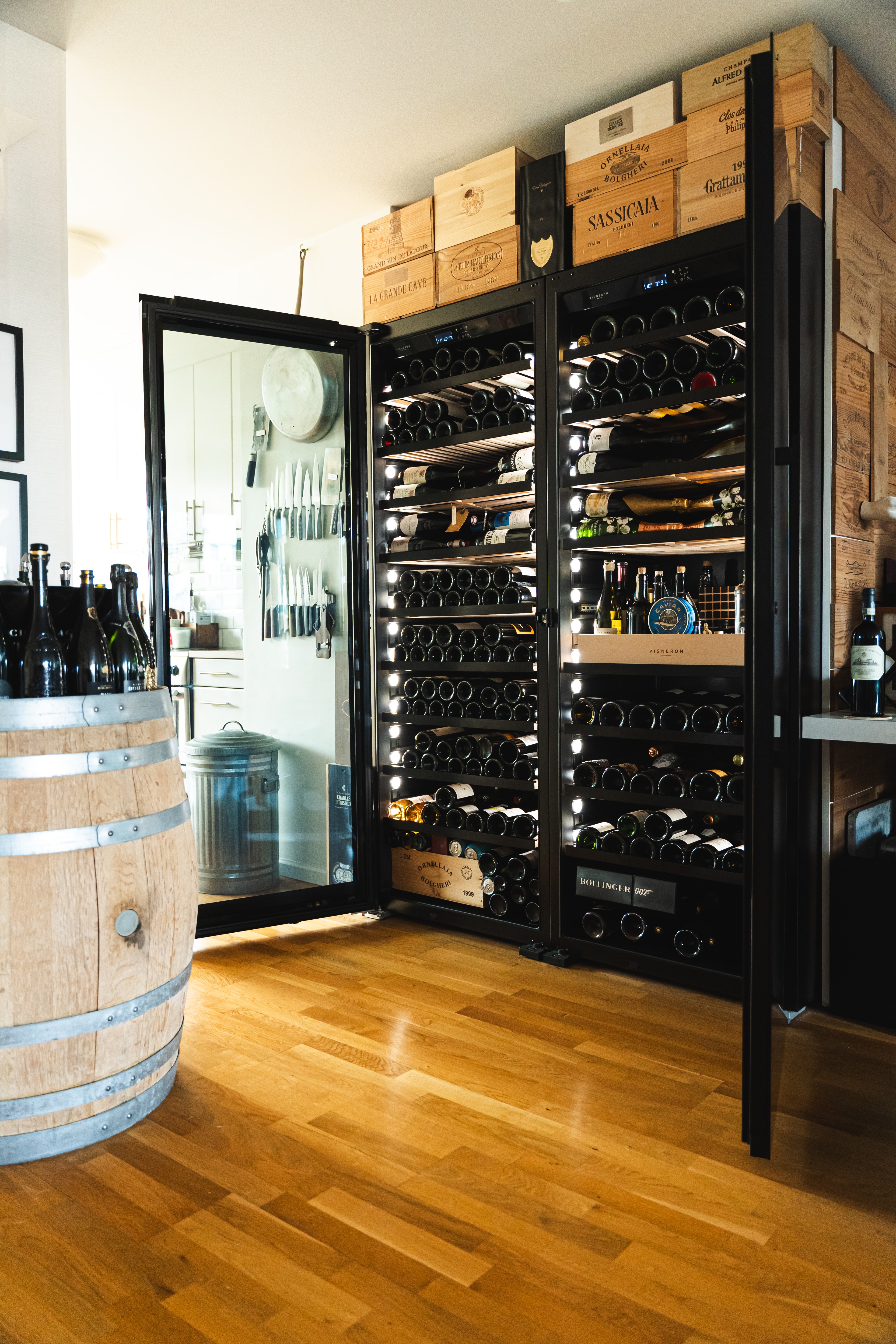Vigneron Storage - Serien för att lagra vin med mycket kapacitet 