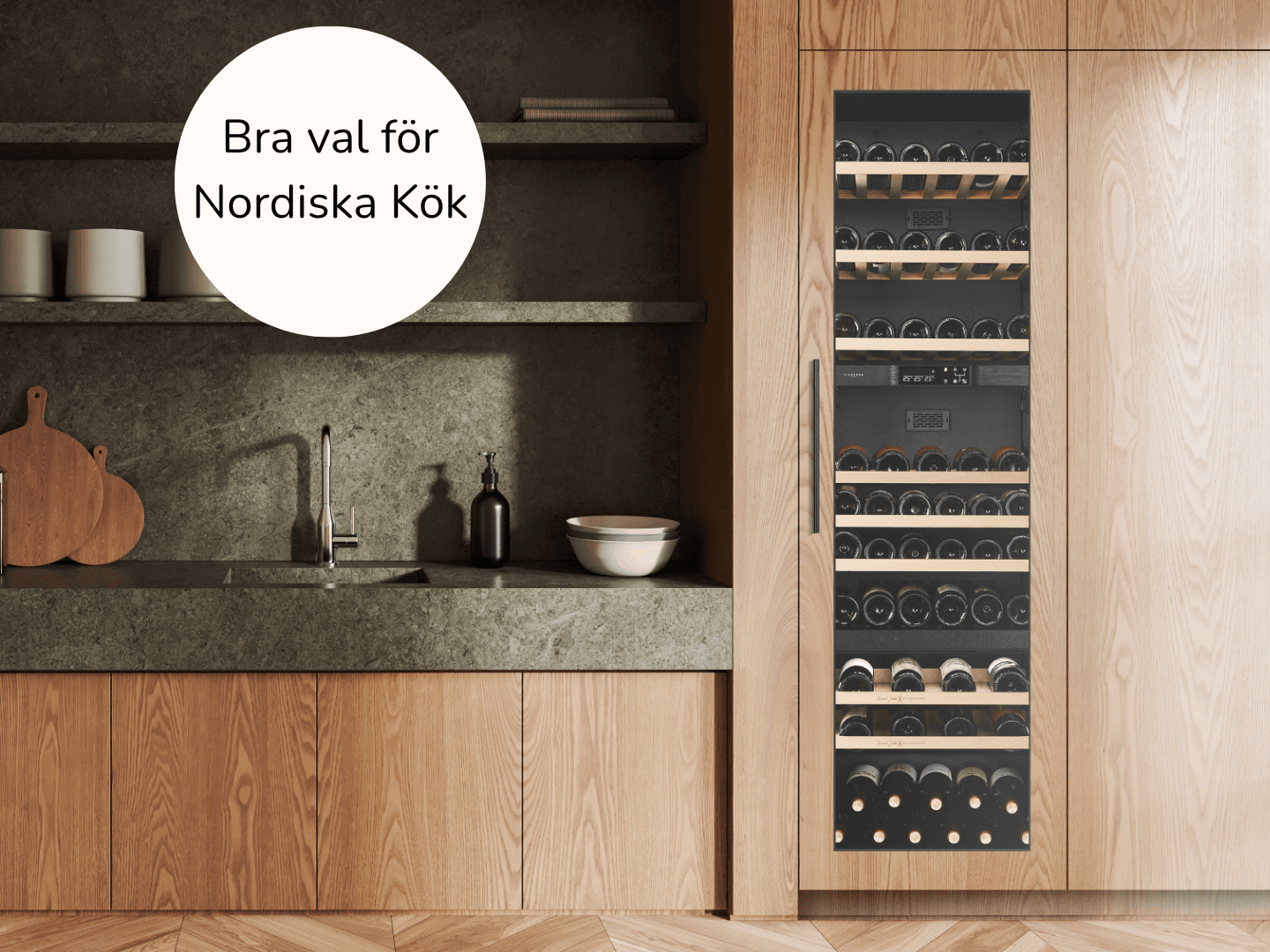 Vigneron Integrated – vinkylar för högskåp